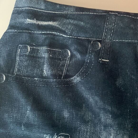 Denim Look Leggings  - Picture 7 of 10